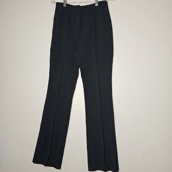 ANTHROPOLOGIE Women's High Waist Flare Pants Black Size 4 - Picture 2 of 13